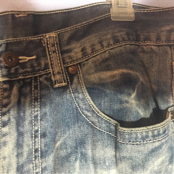 Flypaper Bootcut Jeans Mens Size 32x32 Lightly Distressed & Whiskered - Picture 4 of 16